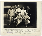 Bela Lugosi Signed 11.5'' x 10'' Photo From ''Chandu the Magician'' -- Also Signed by the Directors and Cast of the Film
